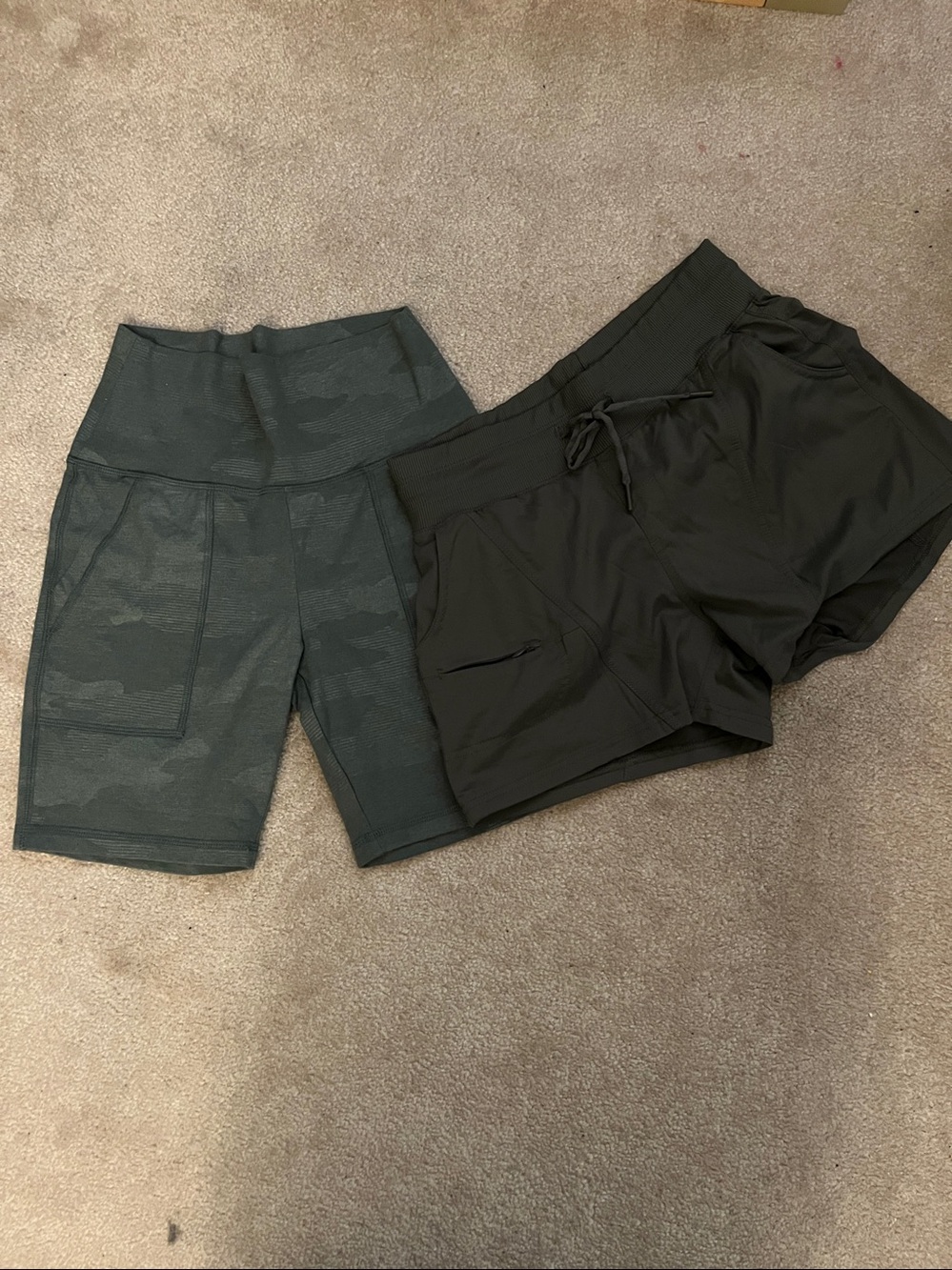2 pairs of women's casual/athletic shorts, SZ SMALL